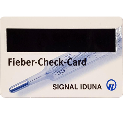 Fieber-Testkarte